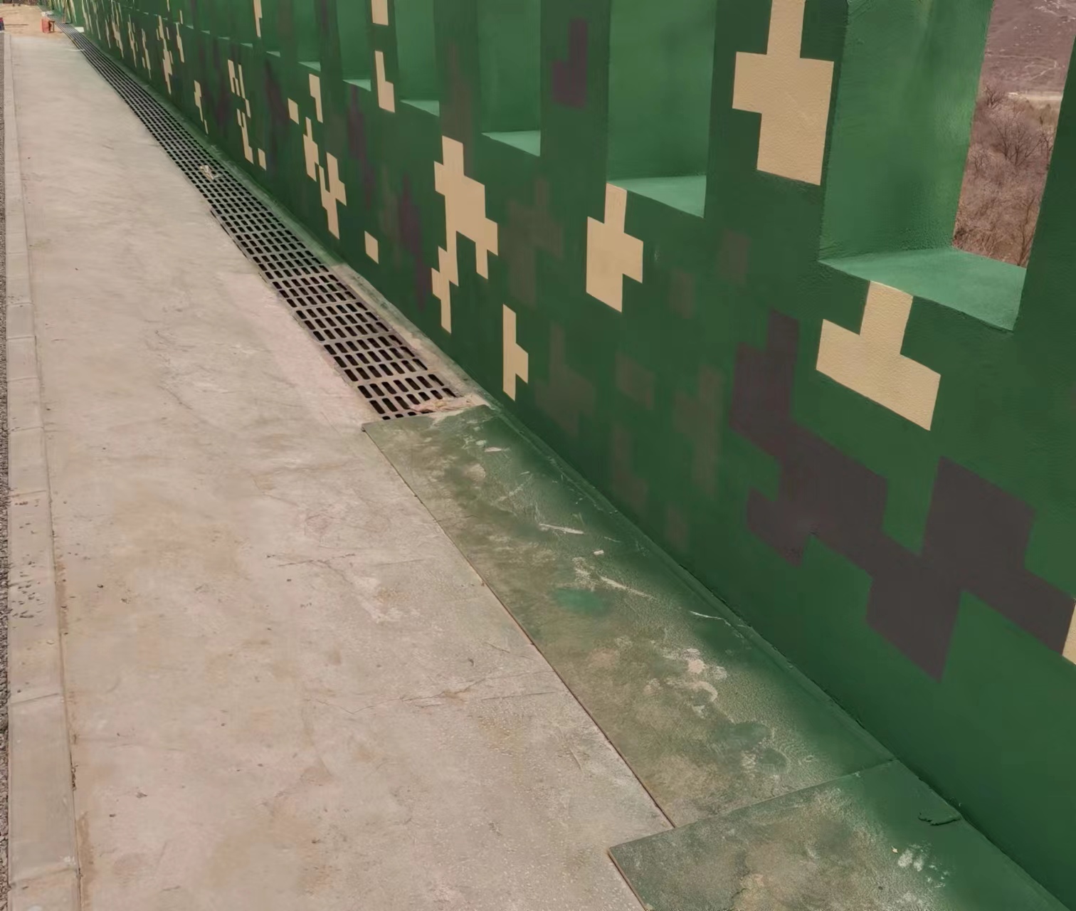 金华围墙迷彩喷涂,数迷彩漆